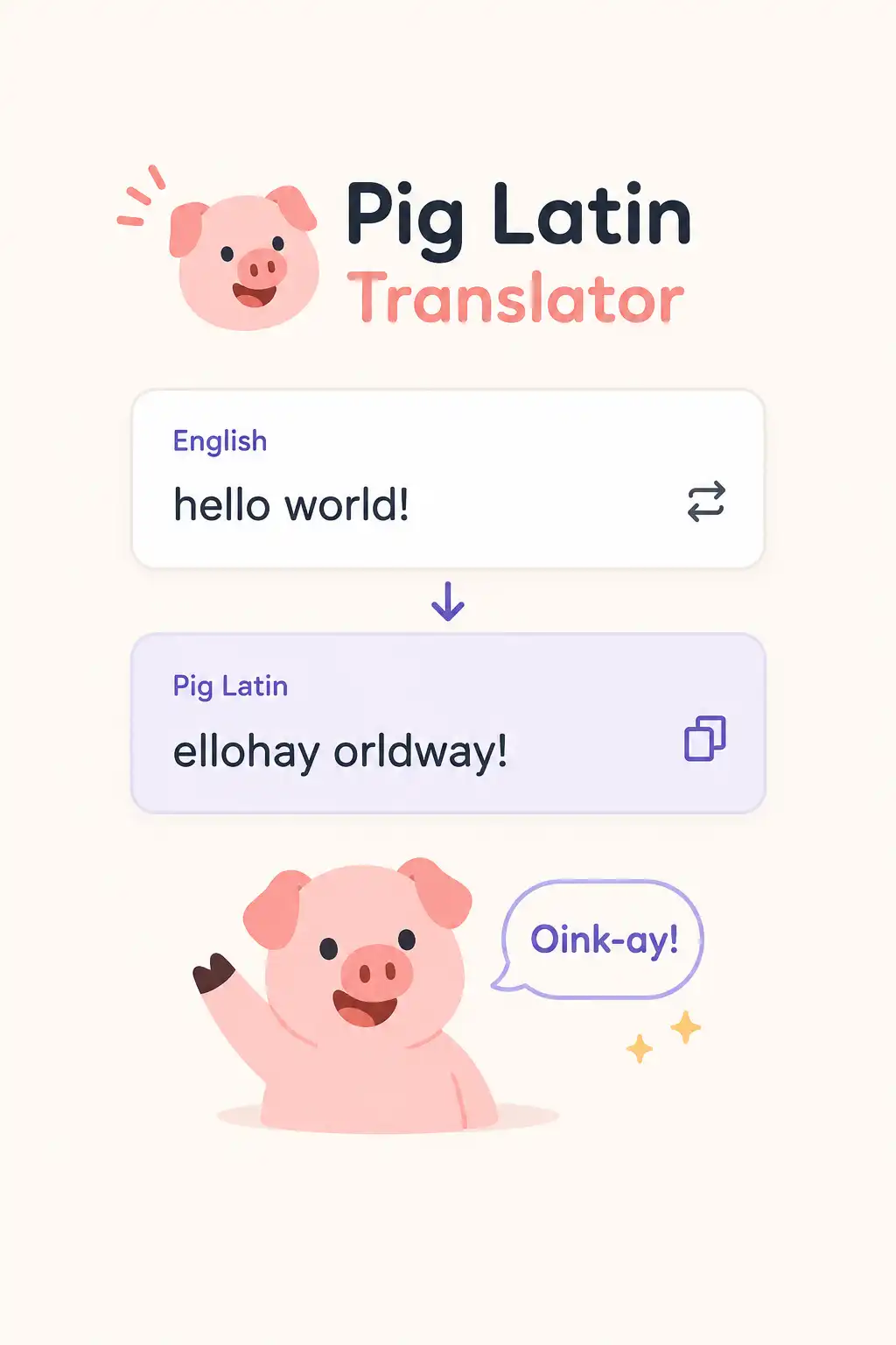Pig Latin Translator introduction